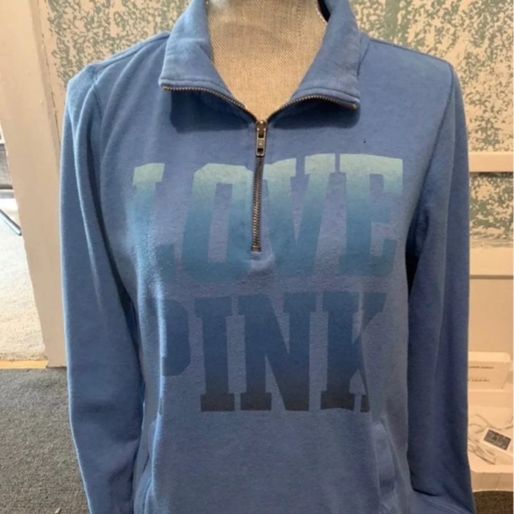 ⭐️ 3/$20.00 VS pink half zip pullover